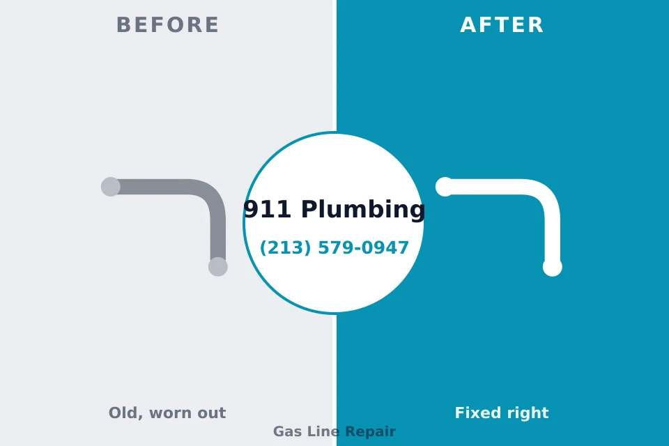 Before and after: plumbing repair New Port Richey East, FL